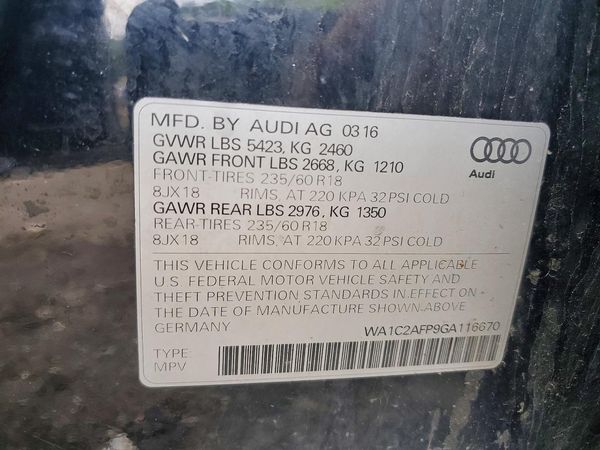 2016 AUDI Q5
