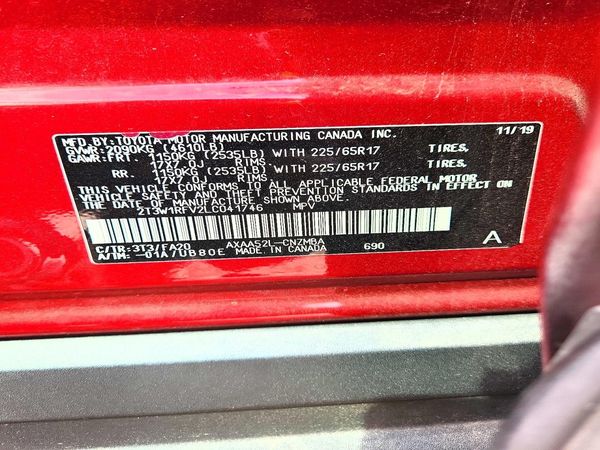 2020 TOYOTA RAV4