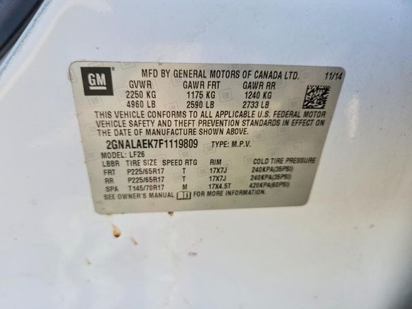 2015 CHEVROLET EQUINOX LS