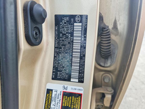2012 TOYOTA CAMRY