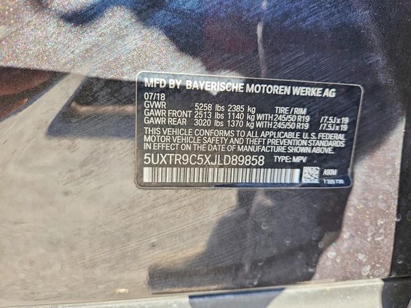 2018 BMW X3 sDrive30i