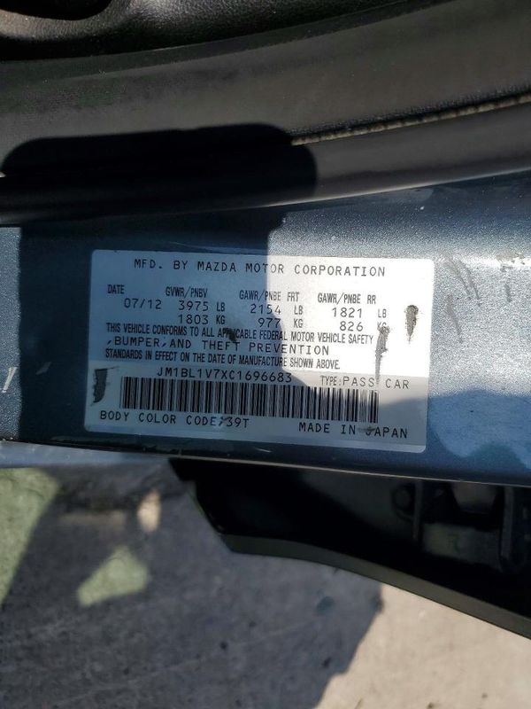 2012 MAZDA 3 Touring/GS