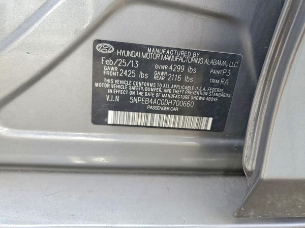 2013 HYUNDAI SONATA GLS/ GLS Popular