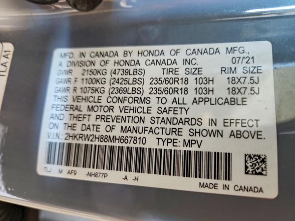 2021 HONDA CR-V EX-L