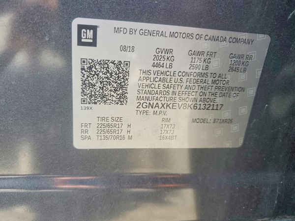 2019 CHEVROLET EQUINOX LT (1LT)