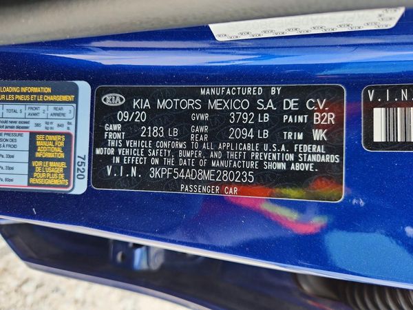 2021 KIA FORTE