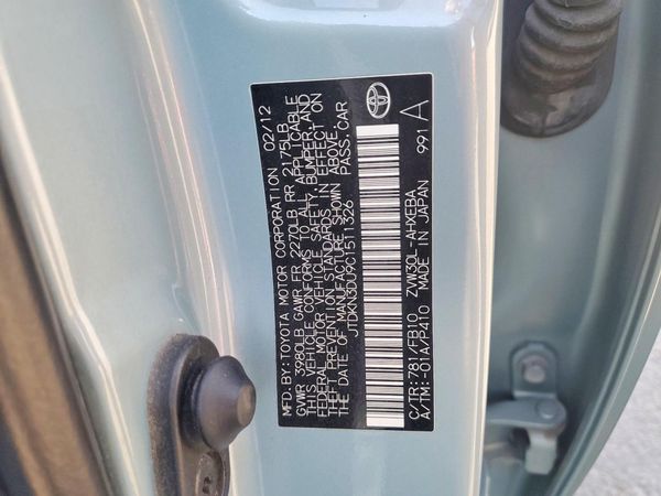 2012 TOYOTA PRIUS