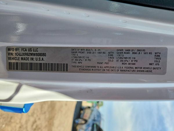 2021 JEEP WRANGLER UNLIMITED