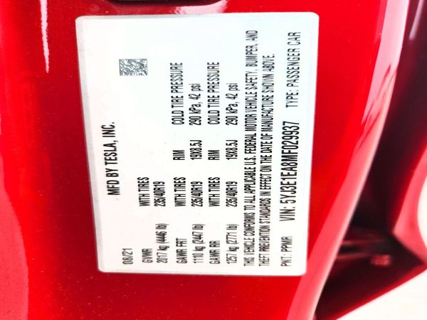 2021 TESLA MODEL 3