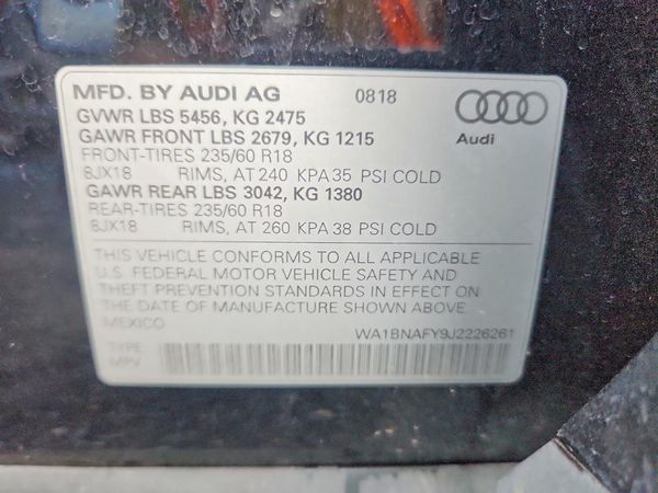 2018 AUDI Q5 quattro Premium Plus