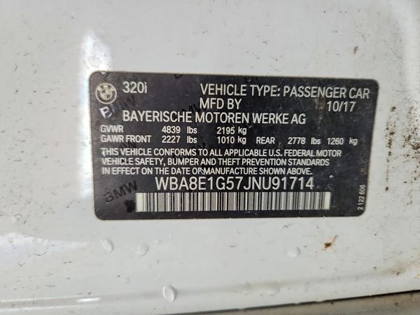 2018 BMW 320 SA
