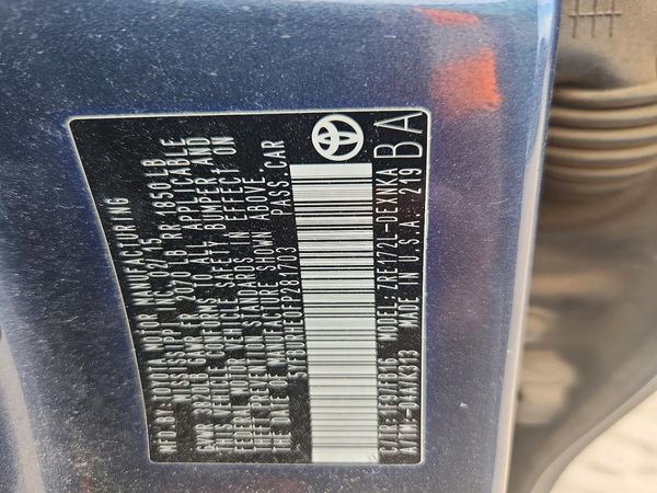 2015 TOYOTA COROLLA L/LE