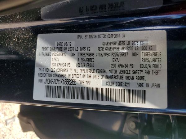 2019 MAZDA CX-5 Touring