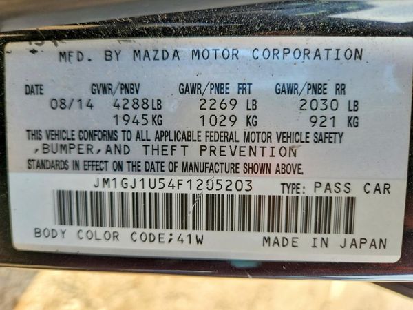 2015 MAZDA 6 Sport/GX