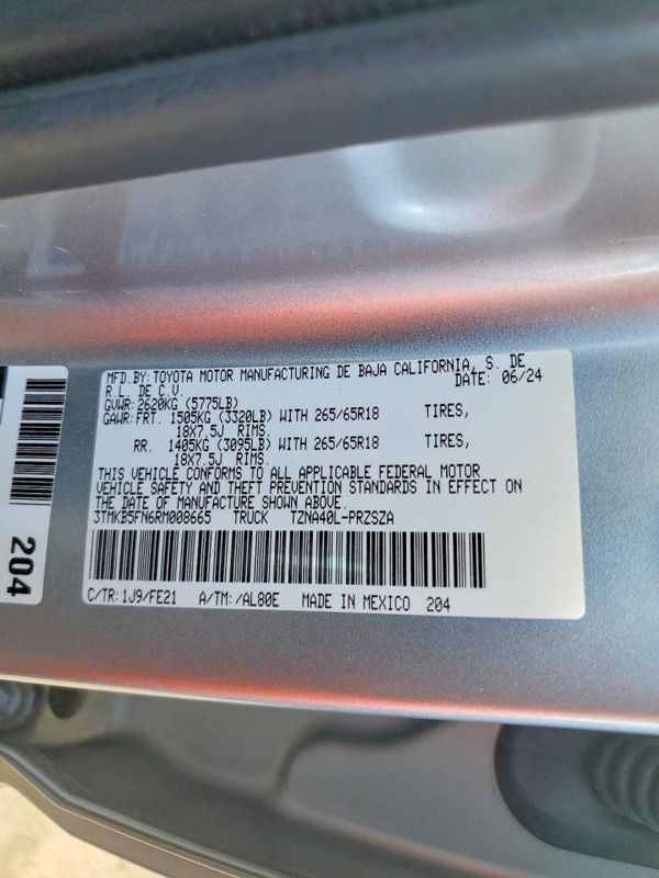 2024 TOYOTA TACOMA
