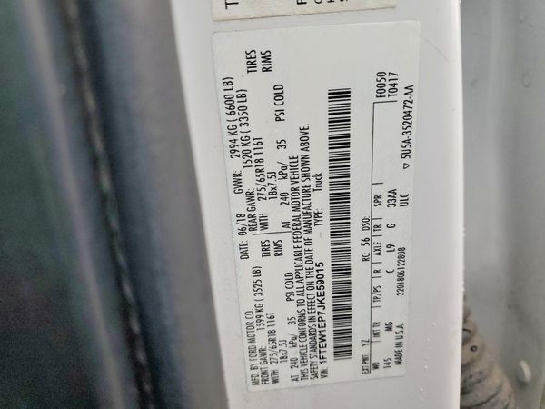 2018 FORD F150