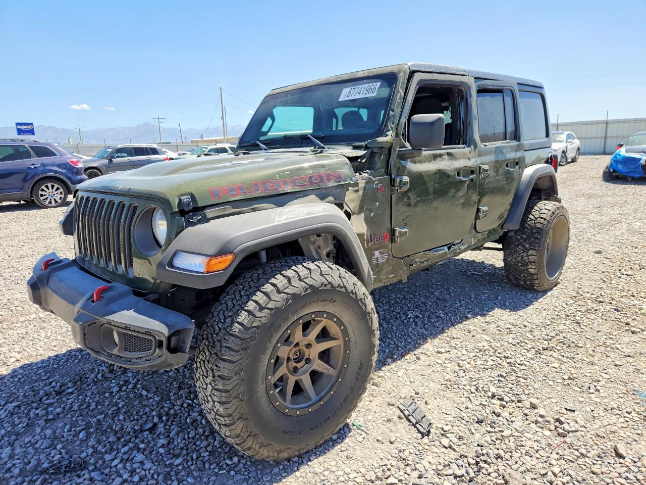 2021 JEEP WRANGLER — Front 3/4