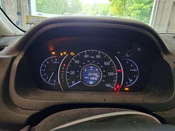 2012 HONDA CRV EX-L — ODOM