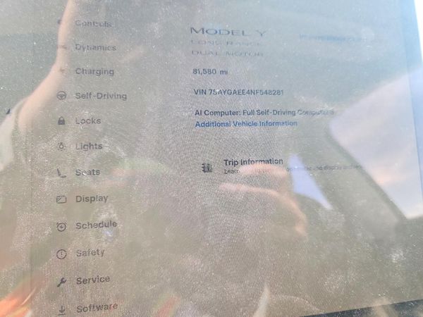 2022 TESLA MODEL Y