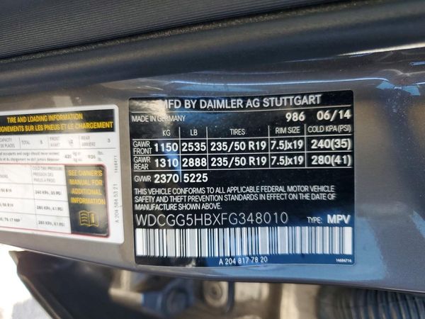 2015 MERCEDES-BENZ GLK