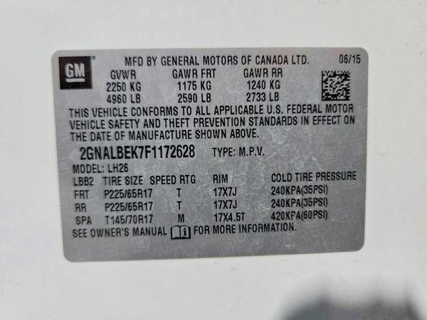 2015 CHEVROLET EQUINOX 1LT