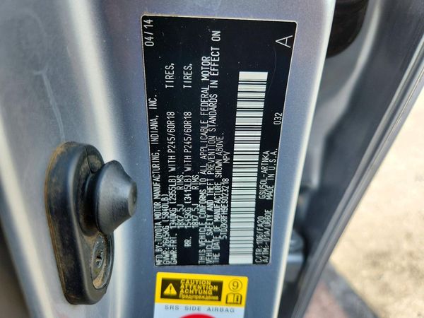 2014 TOYOTA HIGHLANDER Base/Hybrid