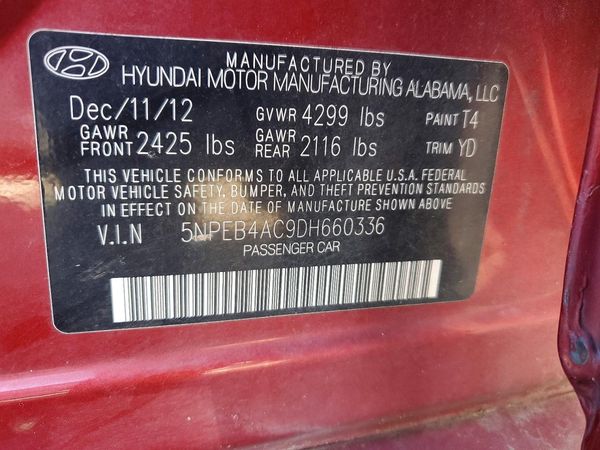 2013 HYUNDAI SONATA GLS/ GLS Popular