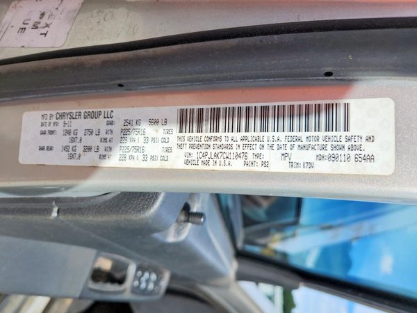 2012 JEEP LIBERTY Sport — VINS