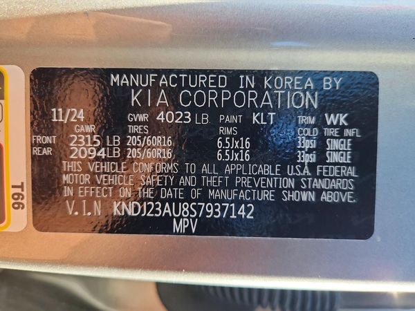 2025 KIA SOUL LX, S — VINS