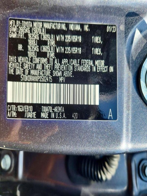 2023 TOYOTA HIGHLANDER