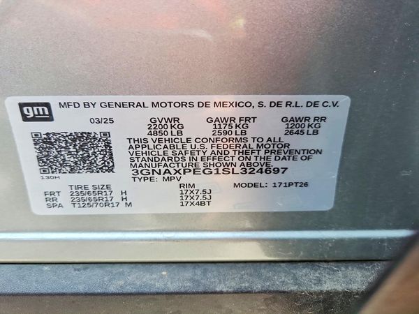 2025 CHEVROLET EQUINOX 1LT