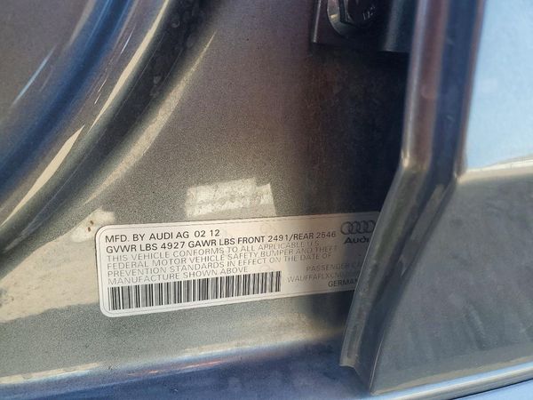 2012 AUDI A4 quattro Premium Plus