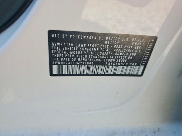 2018 VOLKSWAGEN JETTA