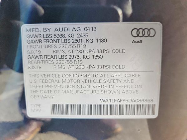 2013 AUDI Q5 Premium Plus