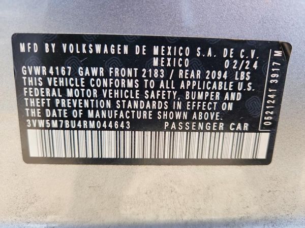 2024 VOLKSWAGEN JETTA