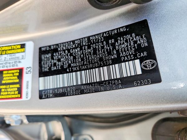 2024 TOYOTA CAMRY XSE