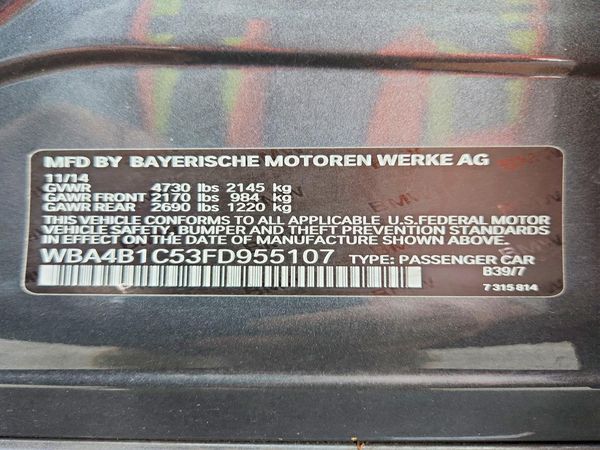 2015 BMW 435