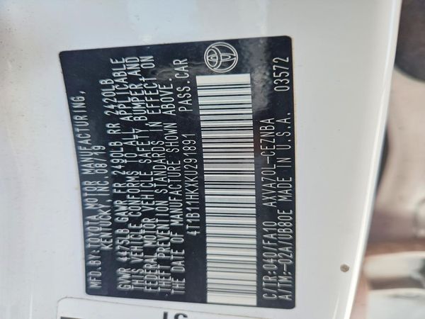 2019 TOYOTA CAMRY L/LE/SE/XLE