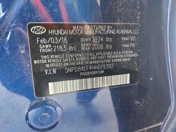 2017 HYUNDAI ELANTRA