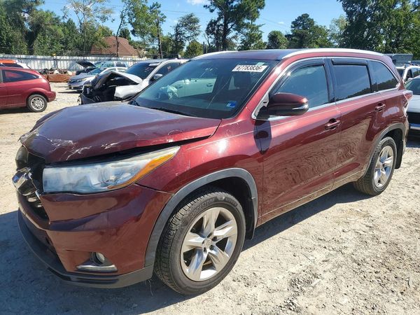 2015 TOYOTA HIGHLANDER — Front 3/4