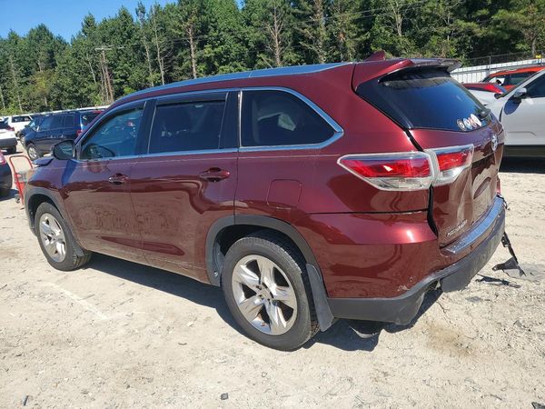2015 TOYOTA HIGHLANDER — DSRA