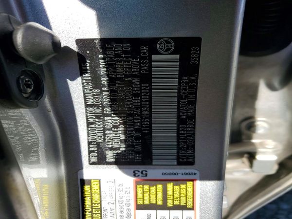 2018 TOYOTA CAMRY