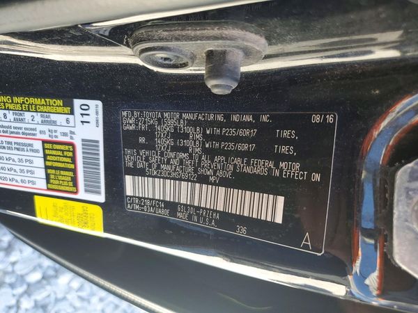 2017 TOYOTA SIENNA