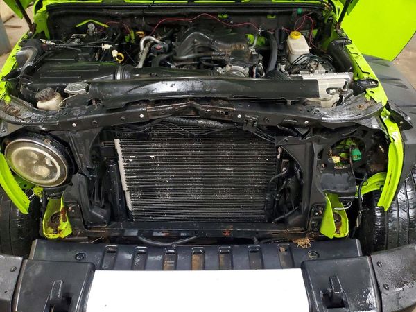 2012 JEEP WRANGLER Sahara — Engine bay