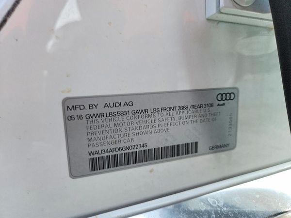 2016 AUDI A8 quattro L