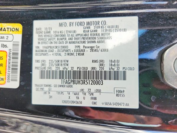 2024 FORD MUSTANG I4