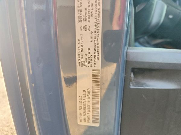 2020 RAM PROMASTER 3500 VF — VINS