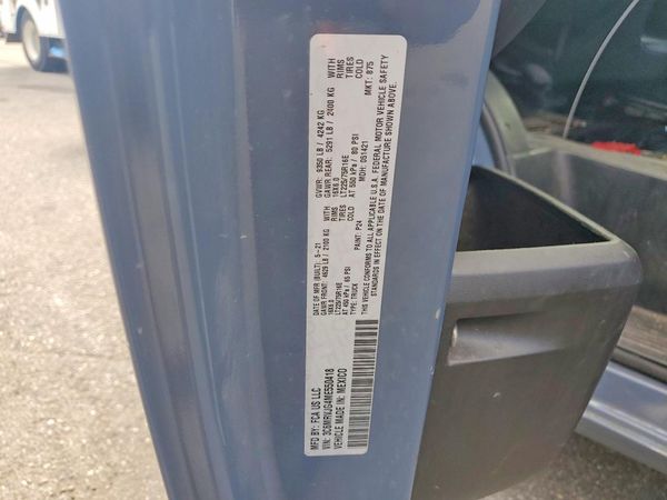 2021 RAM PROMASTER 3500 — VINS