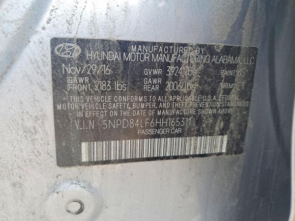 2017 HYUNDAI ELANTRA