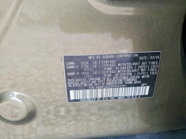 2024 SUBARU OUTBACK